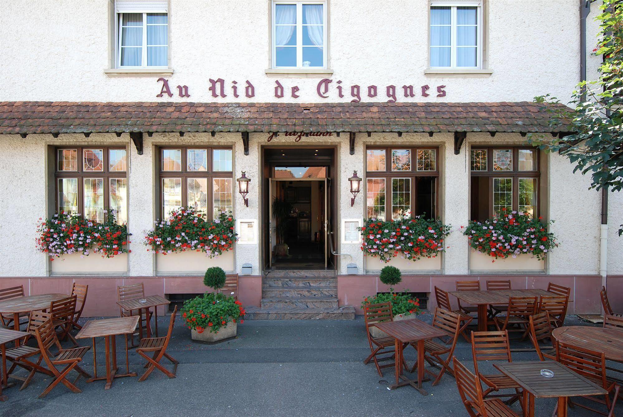 Hotel Au Nid De Cigognes オストハイム エクステリア 写真